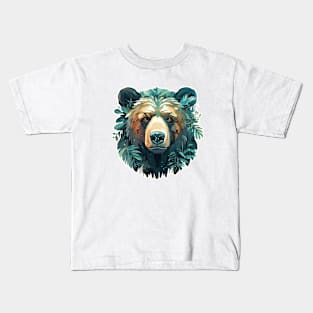 Grizzly Bear Animal World Wildlife Beauty Discovery Kids T-Shirt